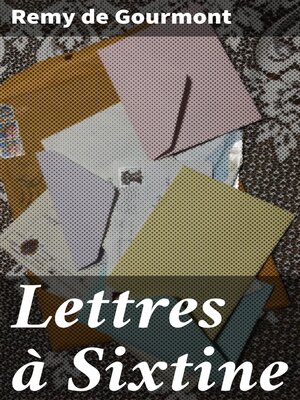 cover image of Lettres à Sixtine